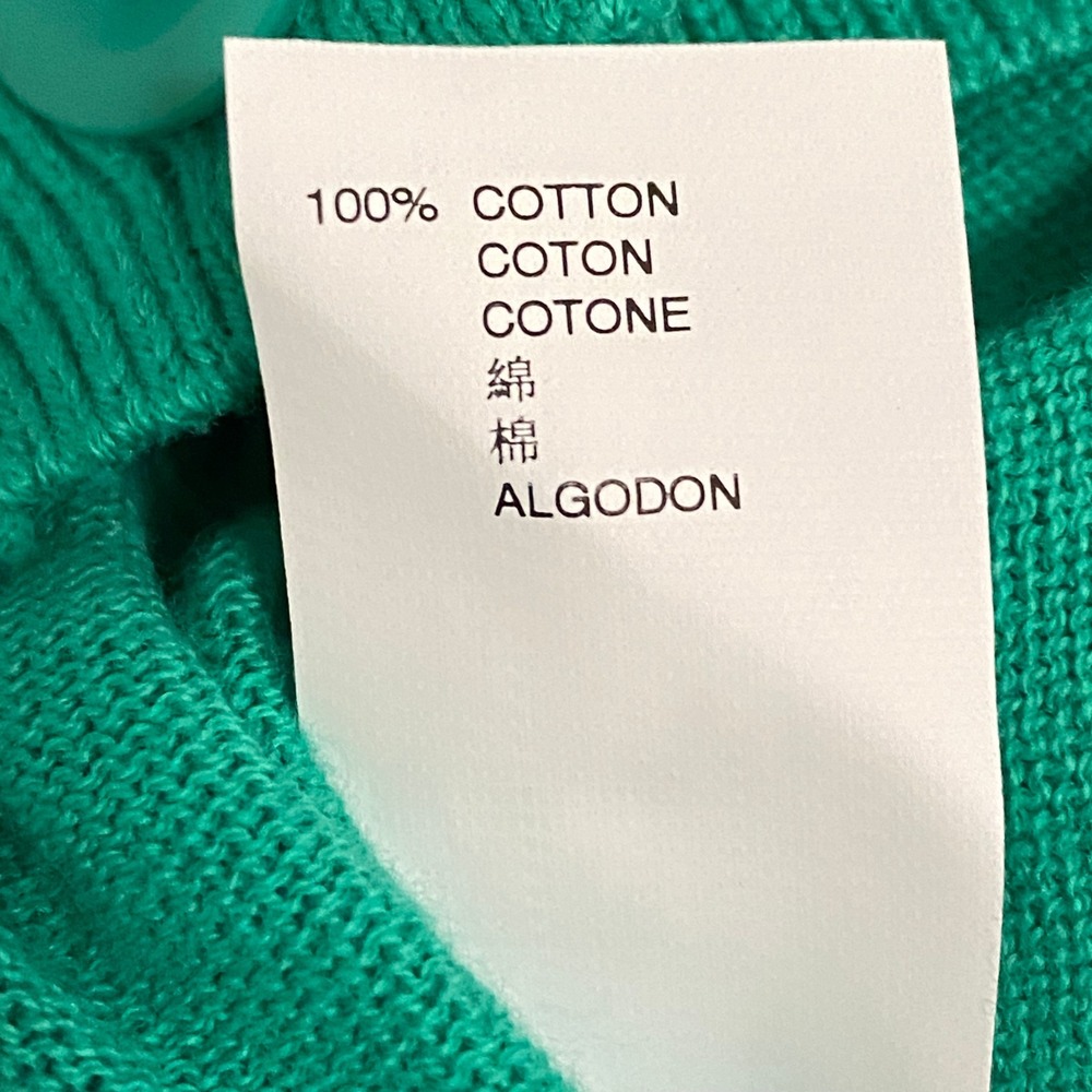 Gap Preppy Cardigan Women L Green NWT 3/4 Sleeve Button Front Knit Sweater - Picture 6 of 7